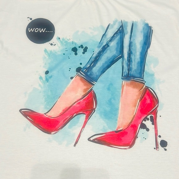 SHEIN CURVE GRAPHIC T-SHIRT - Picture 2 of 5
